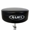 Mapex T570a drum throne for drummers with black cushioned seat.