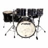 Black Sonor Momentum 22-inch drum shell pack with hardware.