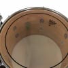Close-up of Premier Royale 5-piece shell pack drum with wood finish.