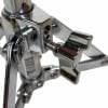 Close-up of Gibraltar 8706 flat base snare stand with chrome finish.