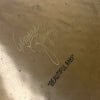 Close-up of Zildjian A Armand 19in Ride cymbal with signature and 'Beautiful Baby' inscription.
