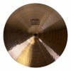 Close-up of Paiste 2002 14-inch hi-hat cymbal for drummers.