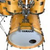 Yamaha Maple Custom 5-piece drum set with natural wood finish and hardware.