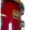 Close-up of Gretsch Renown 22-inch drum shell with badge.