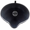 Black saddle drum throne with Roc N Soc logo for drummers.