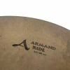 Close-up of Armand 19in Ride cymbal with logo visible.