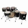 Black Sonor Momentum 22-inch drum shell pack with hardware.