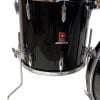 Black Premier Royale 5-piece drum set with chrome hardware.