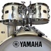 Yamaha Recording Custom 22x16in shell pack in polar white.