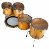Yamaha Maple Custom 5-piece drum shell pack with natural wood finish.