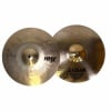 Pair of Sabian HHX 14-inch Evolution Hi-hat Cymbals for drumming.