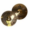 Pair of Zildjian A Custom 14in Hi-hat Cymbals for drumming.