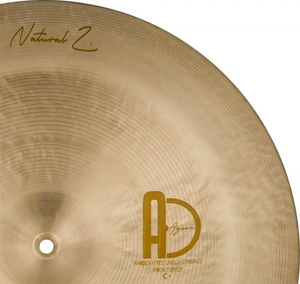 High-quality natural finish cymbal from Drummers Only with unique craftsmanship from Turkey.