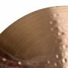 Close-up of Paiste PST7 20-inch ride cymbal with detailed grooves.