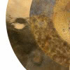 Close-up of a Meinl Byzance Dual 10in Splash cymbal with a textured surface.