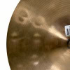Close-up of a Meinl Byzance Dual 10in Splash cymbal showing its metallic surface.