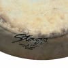 Close-up of Stagg DH 14in China cymbal with logo and markings.