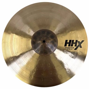 Sabian HHX X-treme Crash 17-inch cymbal for drummers and percussionists.
