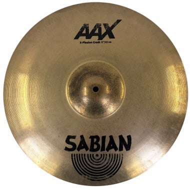 Sabian AAX 17in X-plosion Crash cymbal for drummers and percussionists.