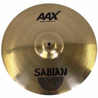 Sabian AAX 18in stage crash cymbal for drummers and percussionists.
