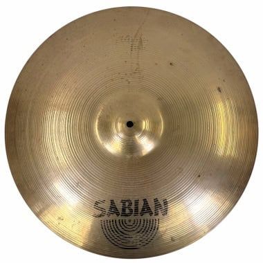 Sabian AA 20-inch dry ride cymbal for drumming and percussion.