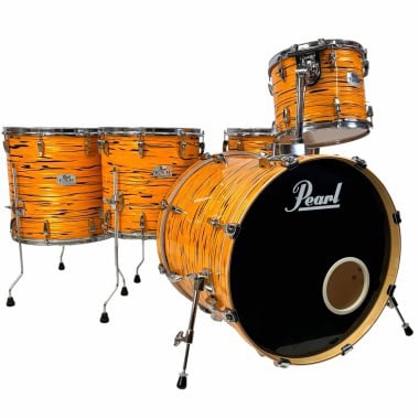 Pearl EXR 5-piece drum set in Tiger Eye finish for professional drummers.