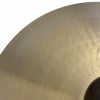 Close-up of Sabian AAX 20-inch medium crash cymbal for drums.