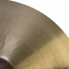 Close-up of Sabian AAX 20-inch medium crash cymbal with detailed grooves.