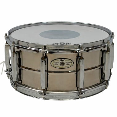 Pearl Sensitone 14x6.5in steel snare drum for drummers.