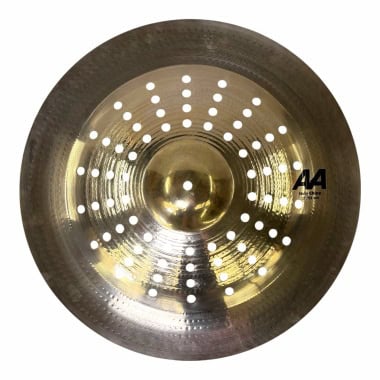 Sabian AA 21in Holy China cymbal with perforations and logo.