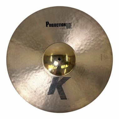 Zildjian K 21in Projection Ride cymbal for drumming and percussion.