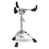Adjustable drum microphone stand for professional drummers and studio use.