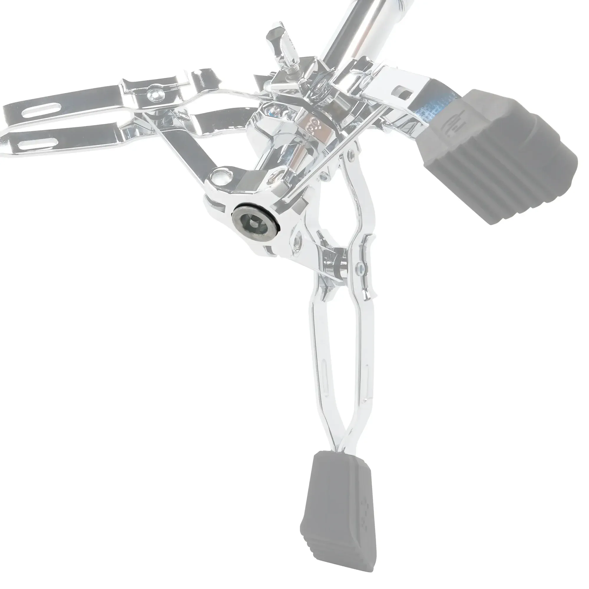 Drum pedal with airlift cylinder for precise drum control and stability.
