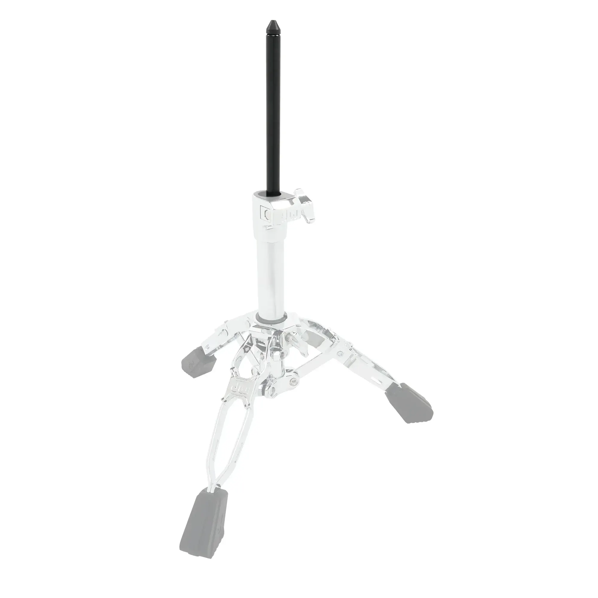 Drum hardware stand with airlift cylinder for drummers.