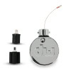 Drummers Only drum tuner with two replacement parts and a tuning wire.
