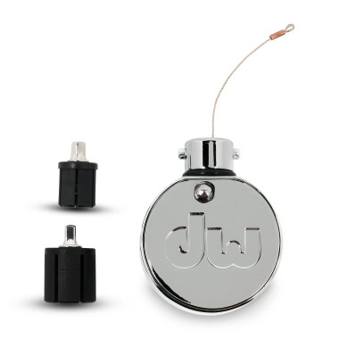 Drummers Only drum tuner with two replacement parts and a tuning wire.