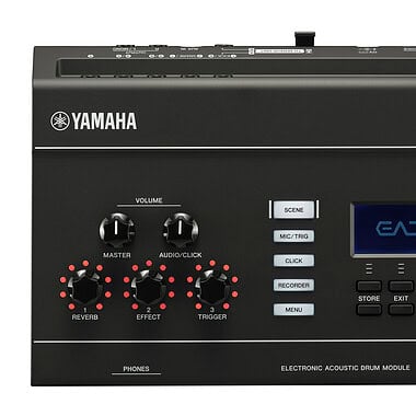 Yamaha EAD10 electronic drum module with controls and display.