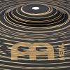 Drummers Only logo on dark cymbal with golden concentric rings.