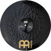 MEINL HCS dark 18in crash cymbal close-up showing hammered surface.