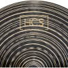 MEINL HCS Dark 20in ride cymbal close-up with concentric rings.