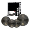 MEINL HCS Dark Complete 3pc cymbal set for drums.