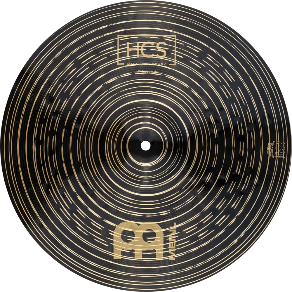 HCS Dark cymbal from Meinl 3pc set for drumming enthusiasts.