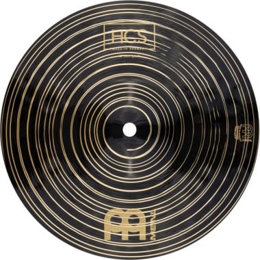 MEINL HCS Dark 20in Ride cymbal close-up with concentric rings.