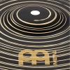 MEINL splash cymbal coil pattern in black and gold with MEINL branding.