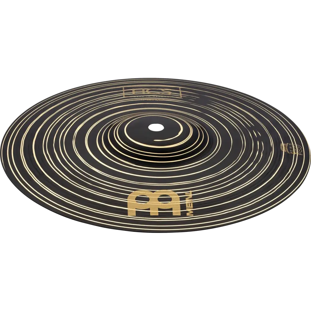 MEINL HCS Dark 10in splash cymbal close-up.