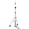 Professional drum pedal stand for drummers, adjustable height, sturdy tripod base.