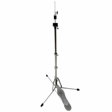 Dixon flat base hi-hat stand for drum kits with adjustable height.