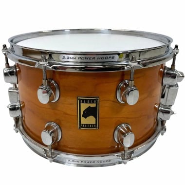 Mapex Black Panther Cherry/Maple 12x7in snare drum with chrome hardware.