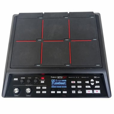 Roland SPD-SX electronic drum pad with control panel and pads.