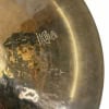 Close-up of Zildjian Oriental 18in China Trash Cymbal with logo visible.